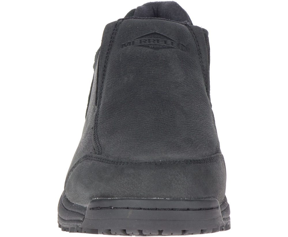 Merrell Slip Ons Black - Sutton Moc AC+ PRO - Mens 79WISXKML
